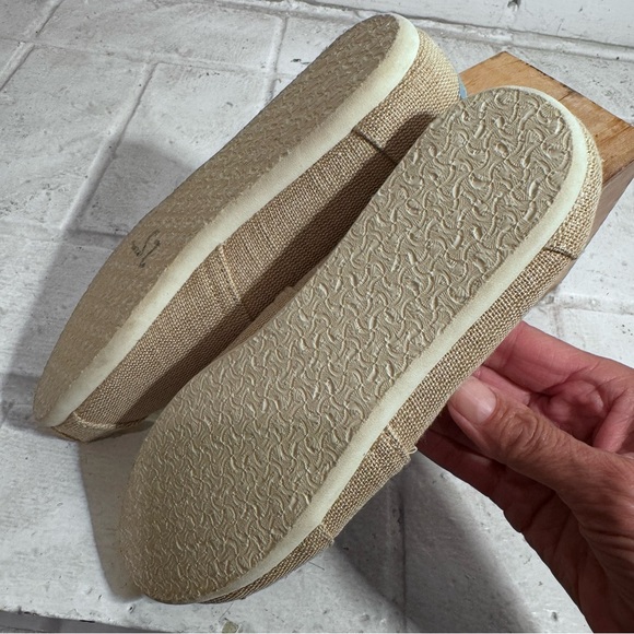 New Tom’s Women’s Alpargata Natural Undyed Heritage Canvas Slip Ons Size 8 - Picture 10 of 11